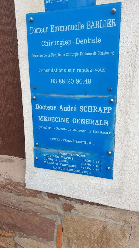 Dr Schrapp André doctor en Berstett