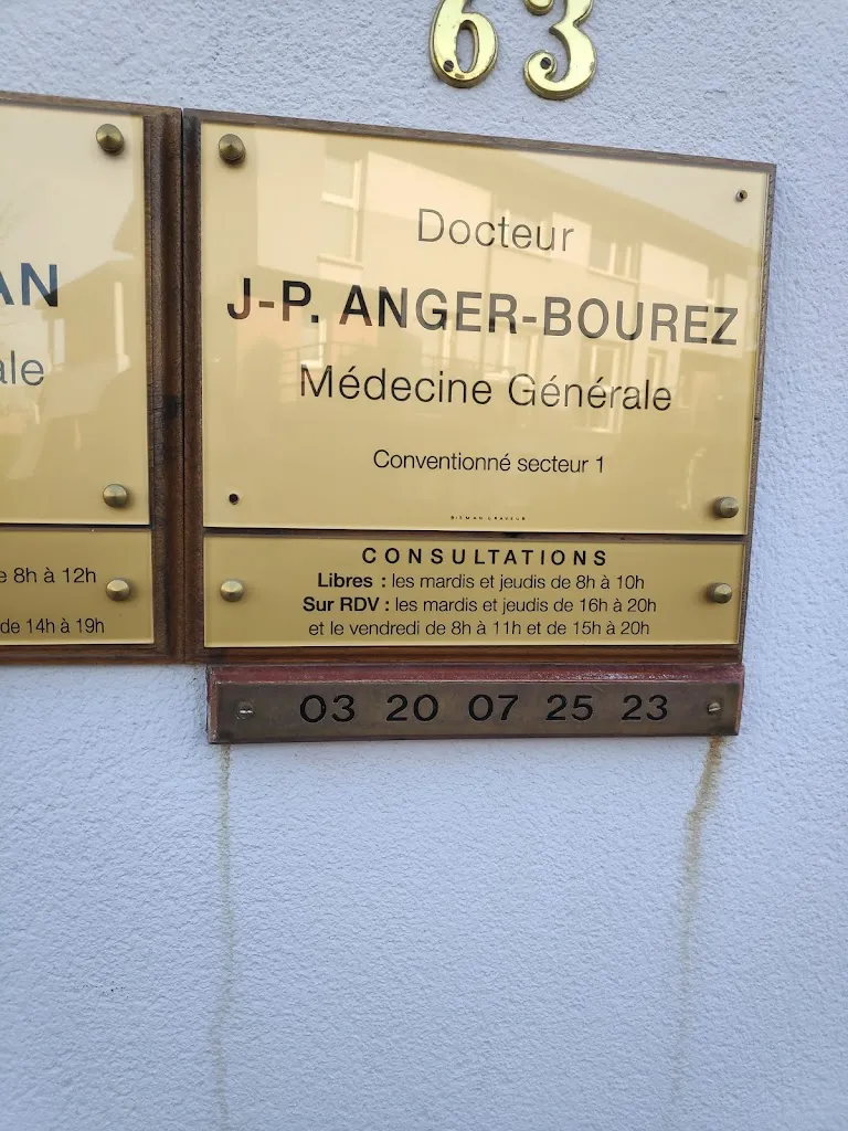 Cabinet du Docteur ANGER BOUREZ doctor en Loos