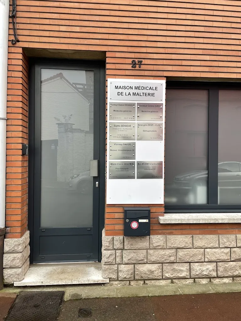 DOCTEUR Céline Gast - MAISON MÉDICALE DE LA MALTERIE Arzt in Marcq-en-Barœul