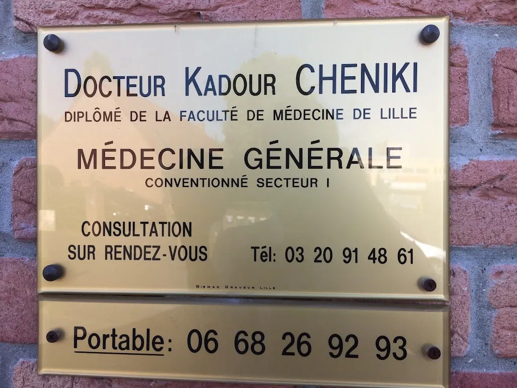 Cheniki Kadour medico a Mons-en-Barœul
