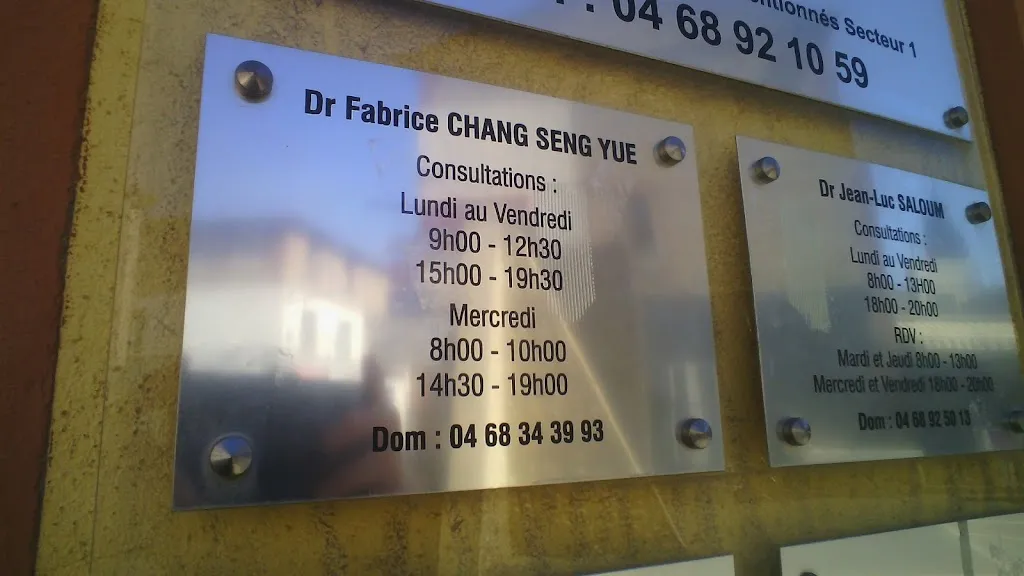 Chang Seng Yue Fabrice médecin à Solers