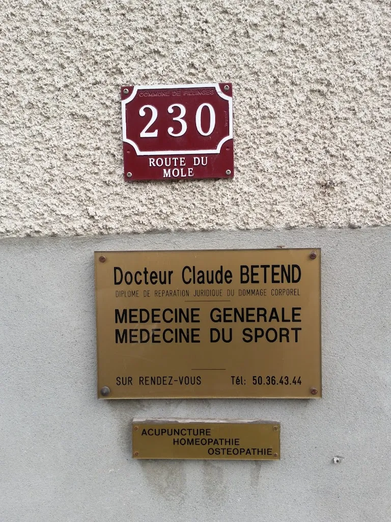 Betend Claude médecin à Contamine-sur-Arve