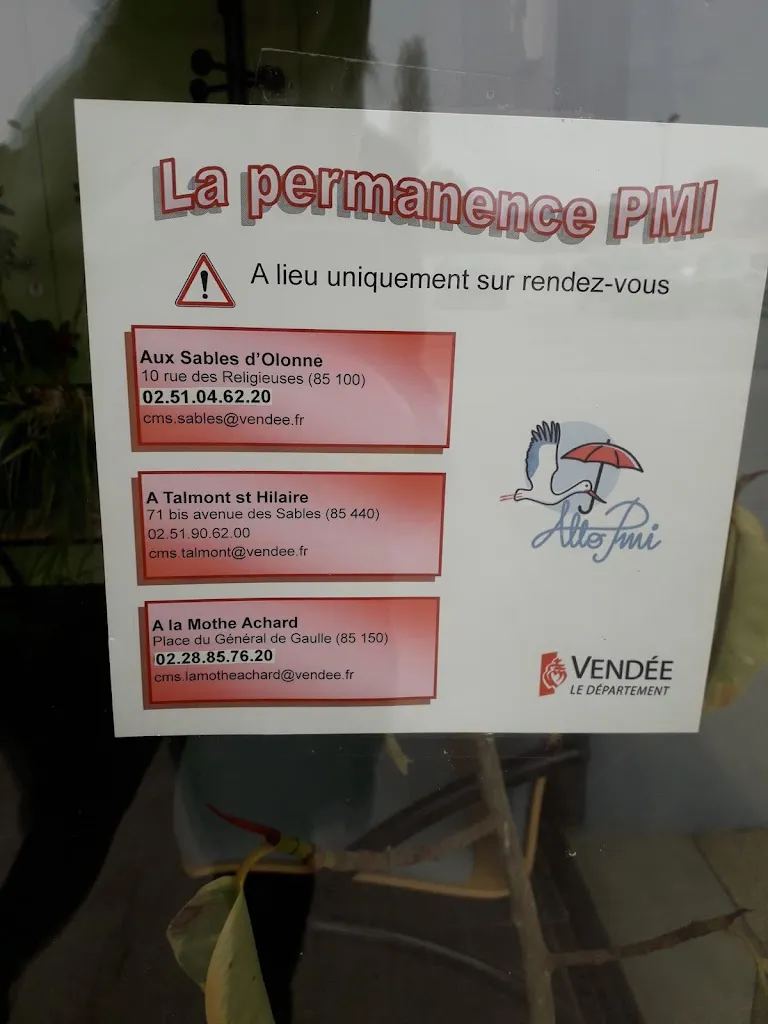 Centre Médico Social Conseil Général de la Vendée Direction de la Solidarité et de la Famille