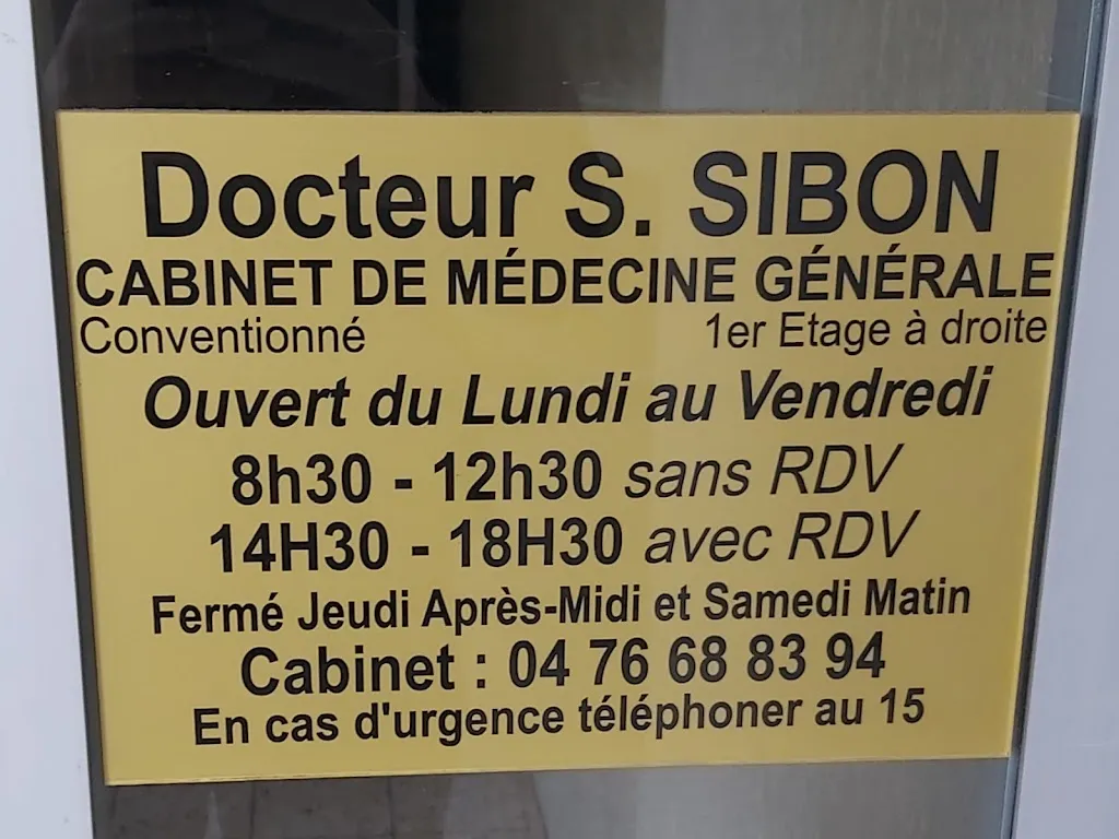 Dr SIBON doctor en Allières-et-Risset