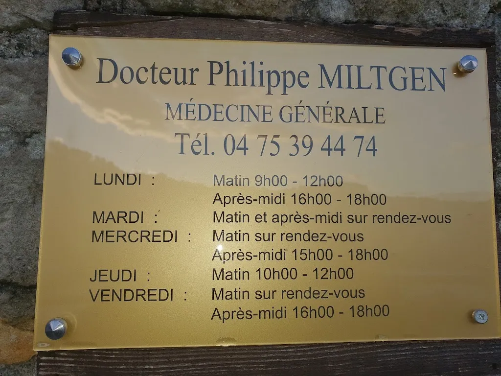 Miltgen Philippe Arzt in Largentière