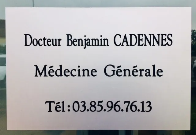 Dr Benjamin CADENNES doctor in Épervans