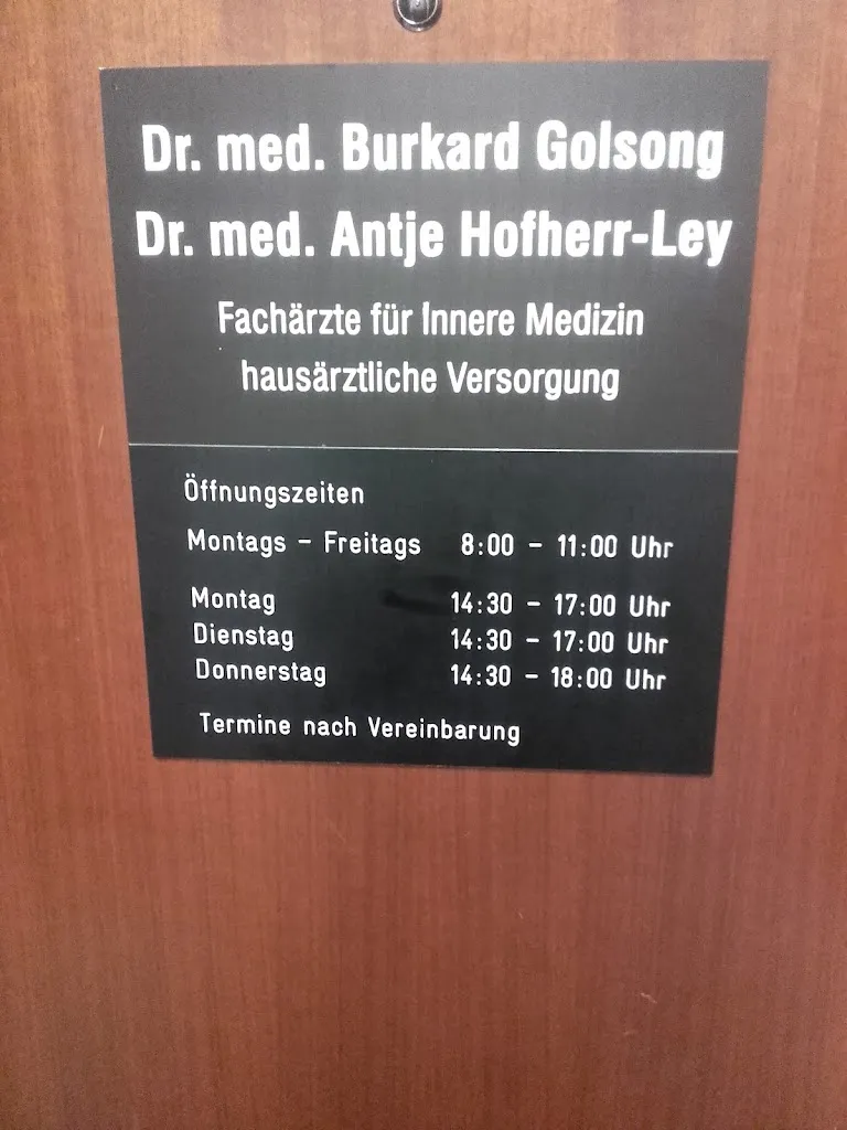 Gemeinschaftspraxis für Innere Medizin, Dr. med. Burkard Golsong, Dr. med. Antje Hofherr-Ley_Oberhausen_slider_imagen_1