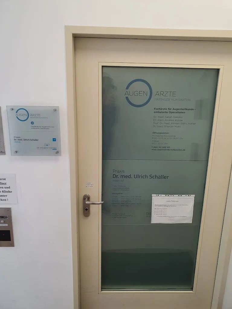 Dr. med. Ulrich Schaller Arzt in Pasing
