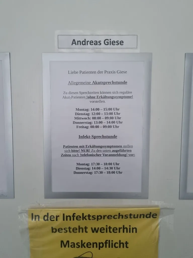 FA für Innere Medizin Andreas Giese medico a Pankow