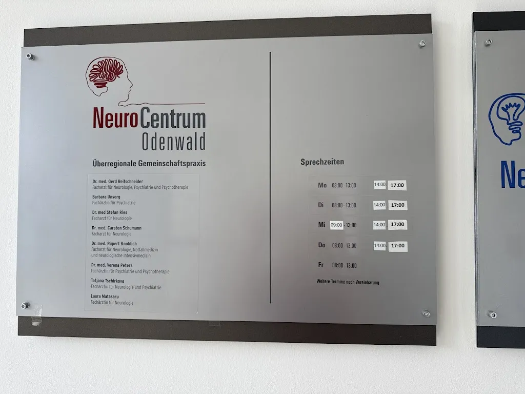 Neuro Centrum Odenwald Fachärzte für Neurologie Psychiatrie & Psychotherapie médecin à Erbach