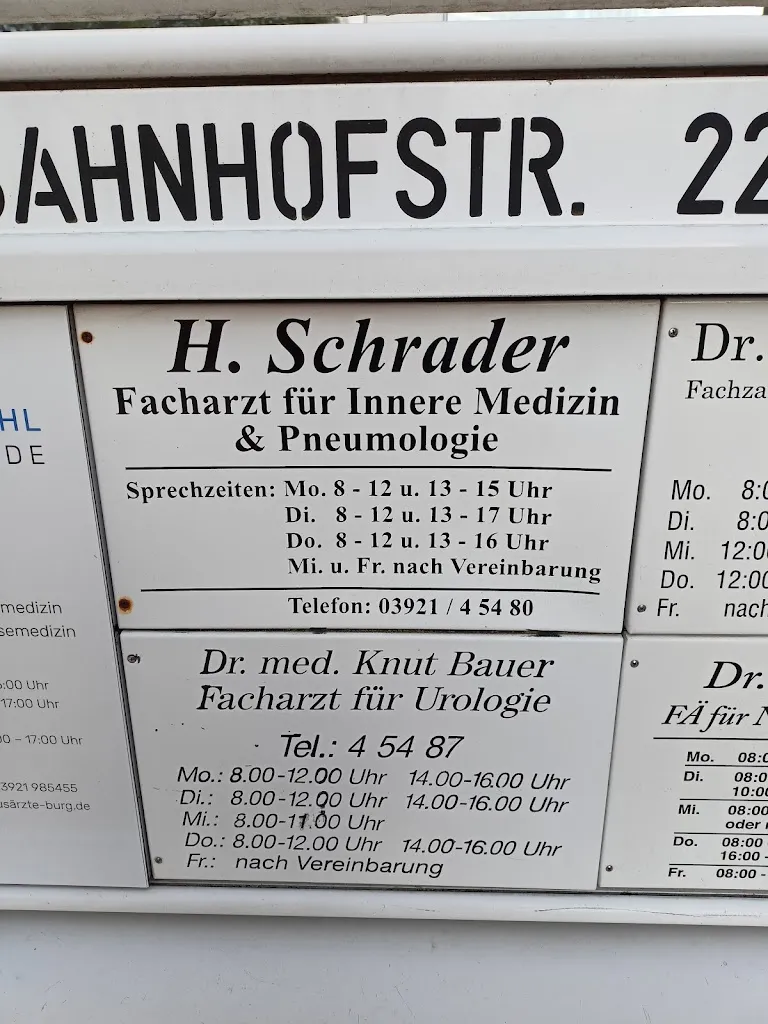 Hausärztliche Gemeinschaftspraxis Meinecke & Stahl in Burg Arzt in Burg