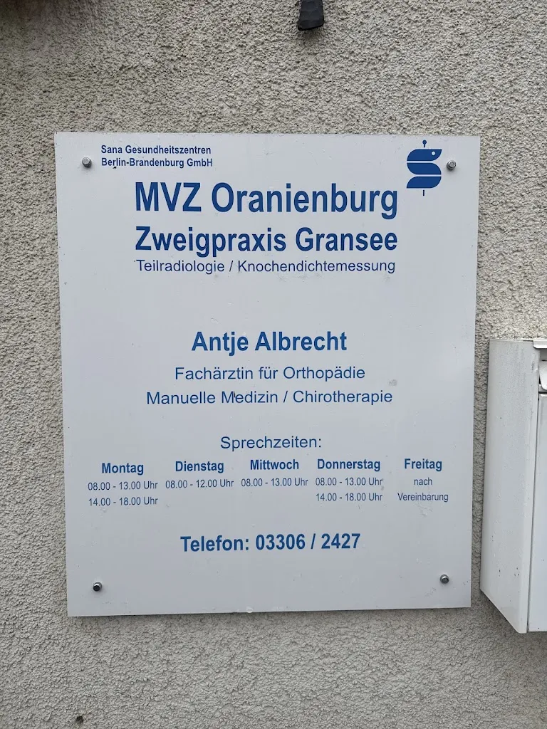 Praxis für Orthopädie und Unfallchirurgie doctor en Großwoltersdorf