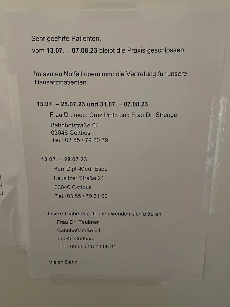 Frau Michela-Doreen Gereke médecin à Kolkwitz