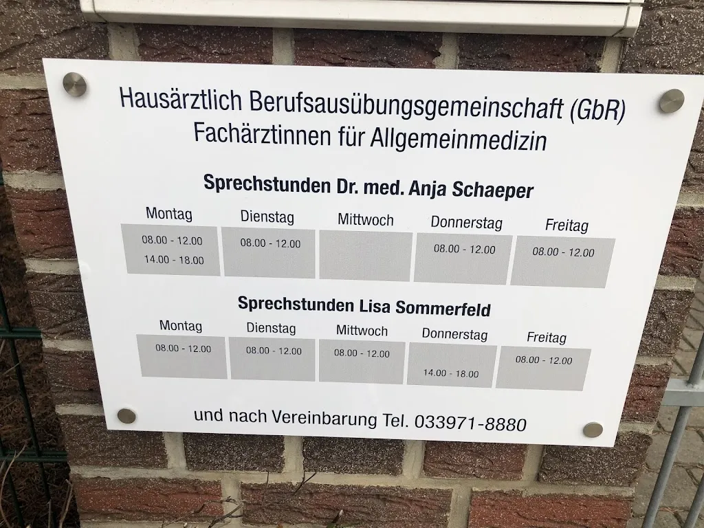 Hausärztliche Gemeinschaftspraxis Dr. Schaeper & Sommerfeld & Dr. Rinno_Gumtow_slider_immagine_1