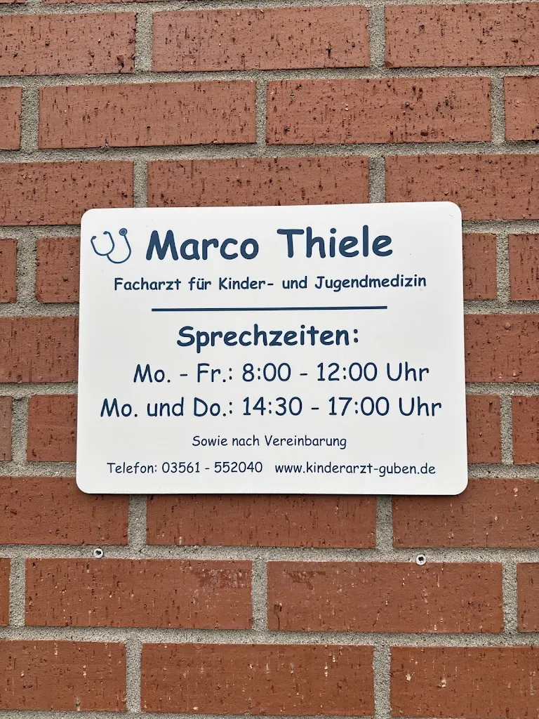 Marco Thiele, Praxis für Kinder- und Jugendmedizin