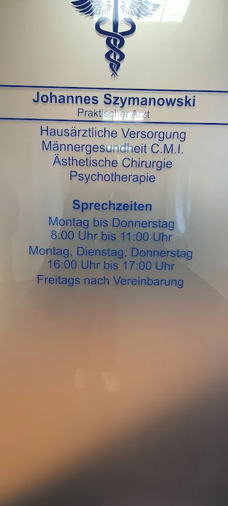 Dr.med. Johannes Szymanowski Praktischer Arzt doctor en Bremerhaven