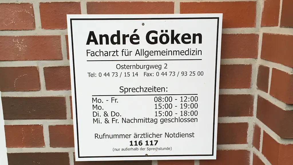 Herr André Göken medico a Emstek