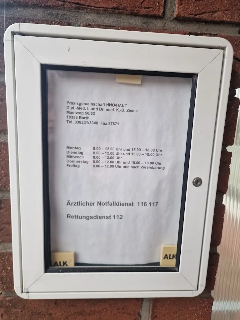 Frau Dipl.-Med. Ilona Ziems Arzt in Barth