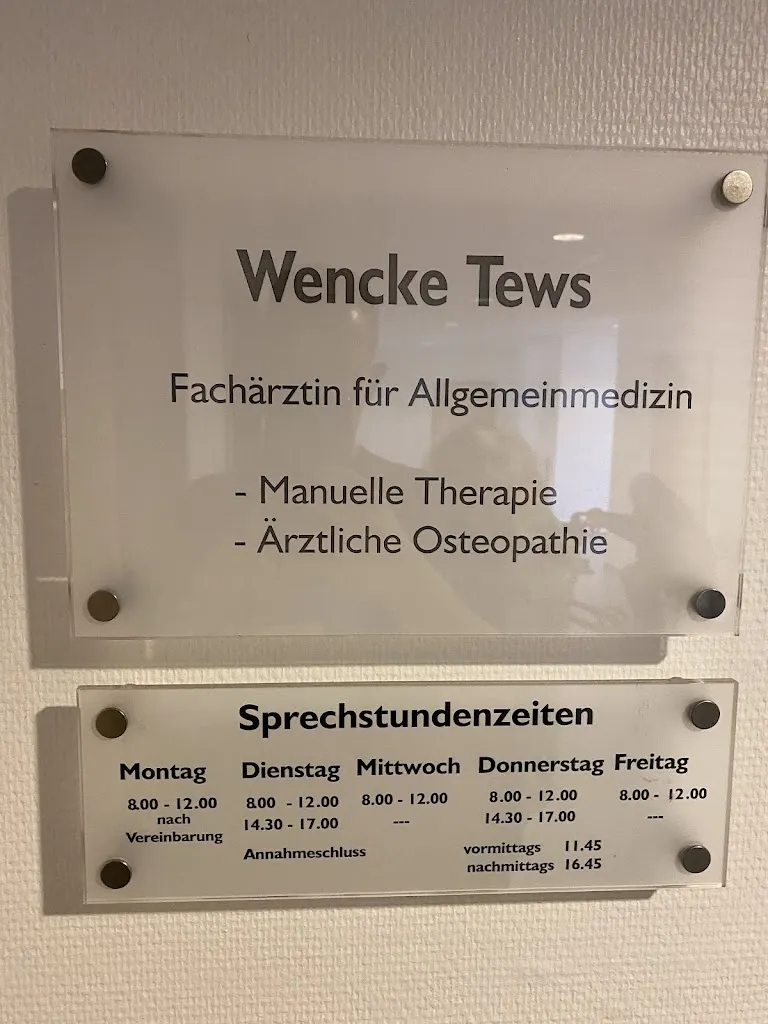 Frau Wencke Tews doctor en Lankow