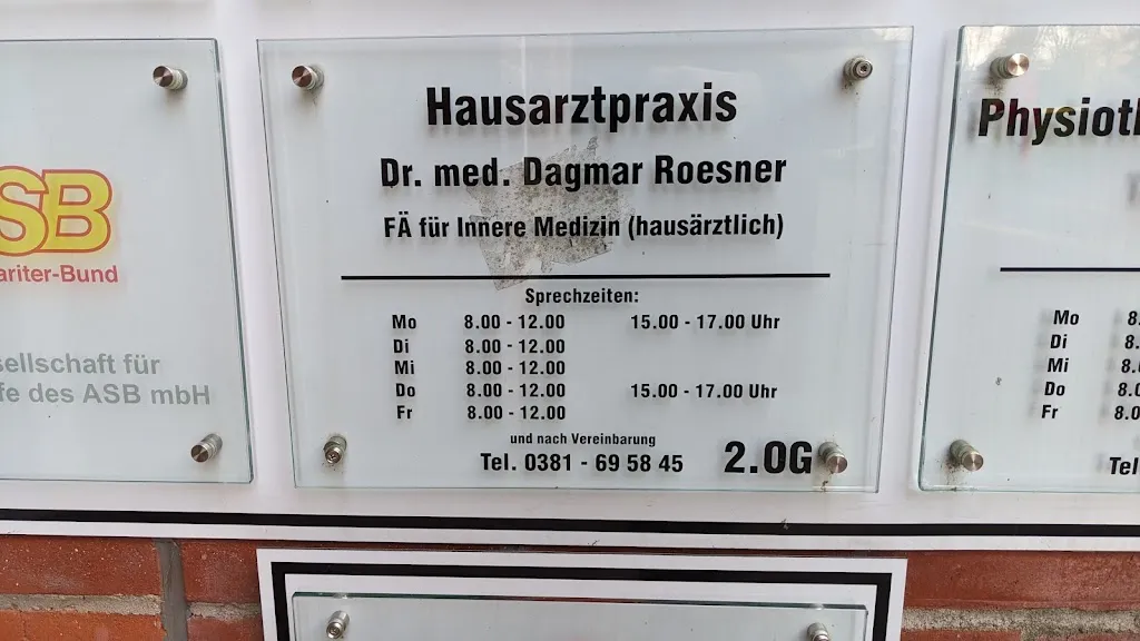 Dr. med. Dagmar Roesner médecin à Mönchhagen