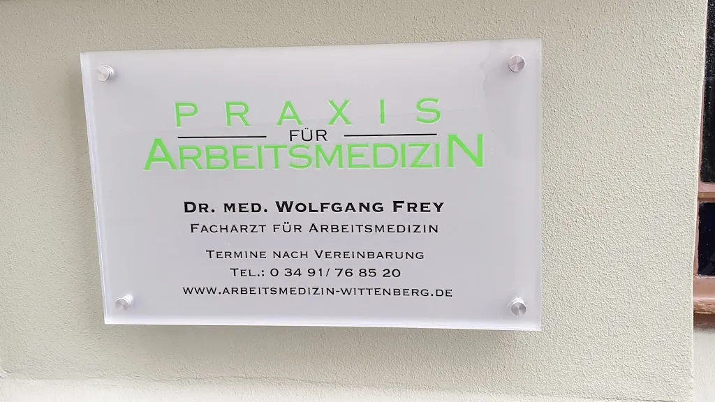 Dr.med. Wolfgang Frey Facharzt für Arbeitsmedizin doctor in Wittenburg