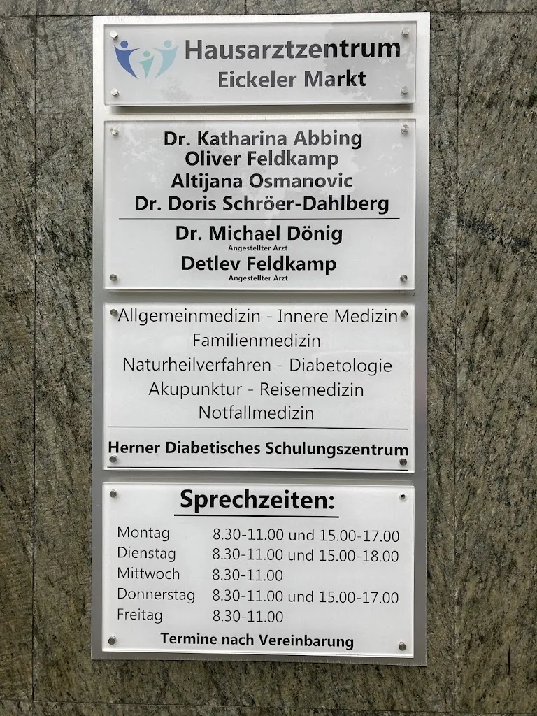 Allis Neves_Hausarztzentrum Eickeler Markt - Dr. Katharina Abbing - Oliver Feldkamp - Altijana Osmanovic - Dr. Doris Schröer-Dahlberg_Herne_avis