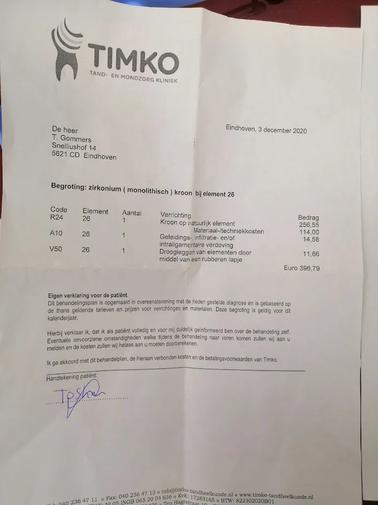 Dental and Oral clinic Timko Eindhoven in Jagershoef