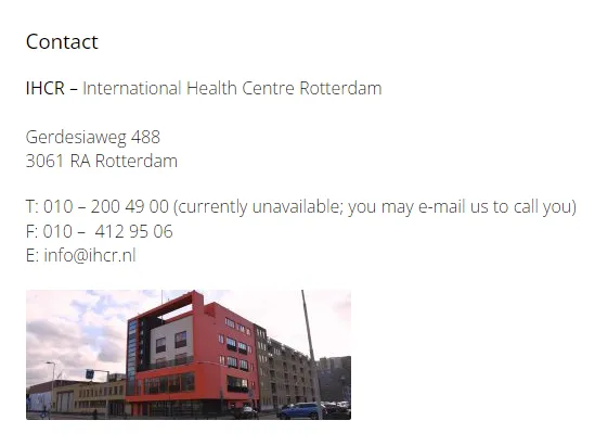 Ihcr medical centre in Heechterp