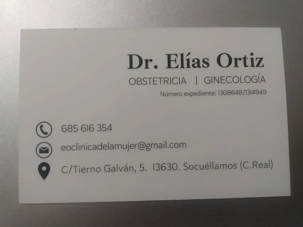 Elías Ortiz. Clínica de la mujer. Ginecología y Obstetricia in Povedilla