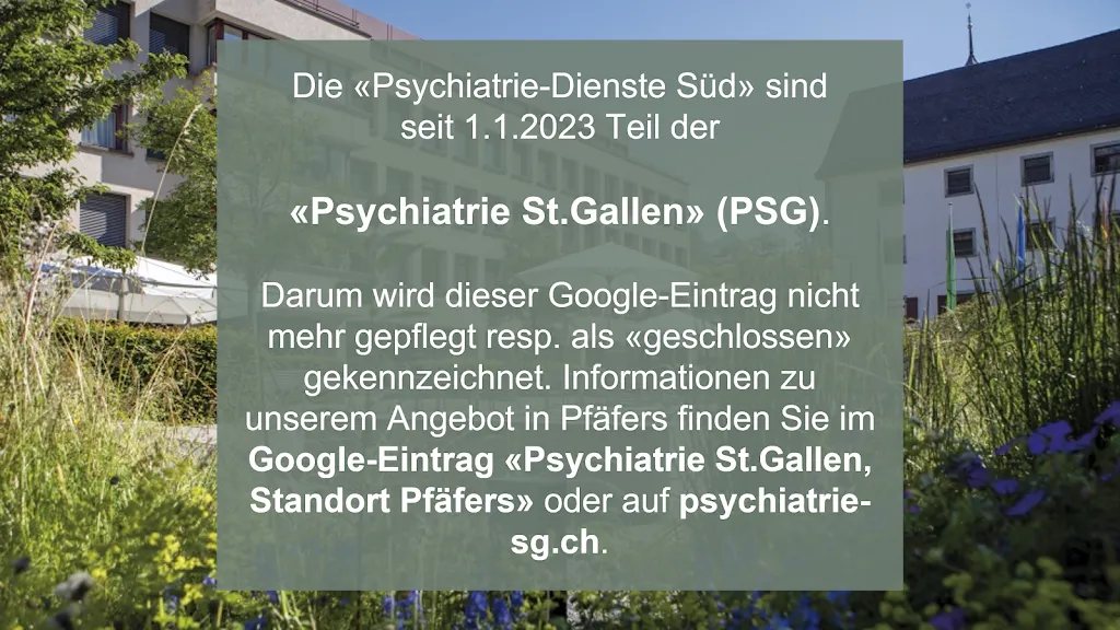 Klinik St.Pirminsberg, St.Gallische Psychiatrie-Dienste Süd