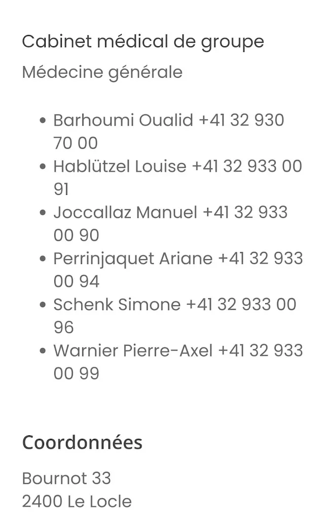 Medical Center Du Locle