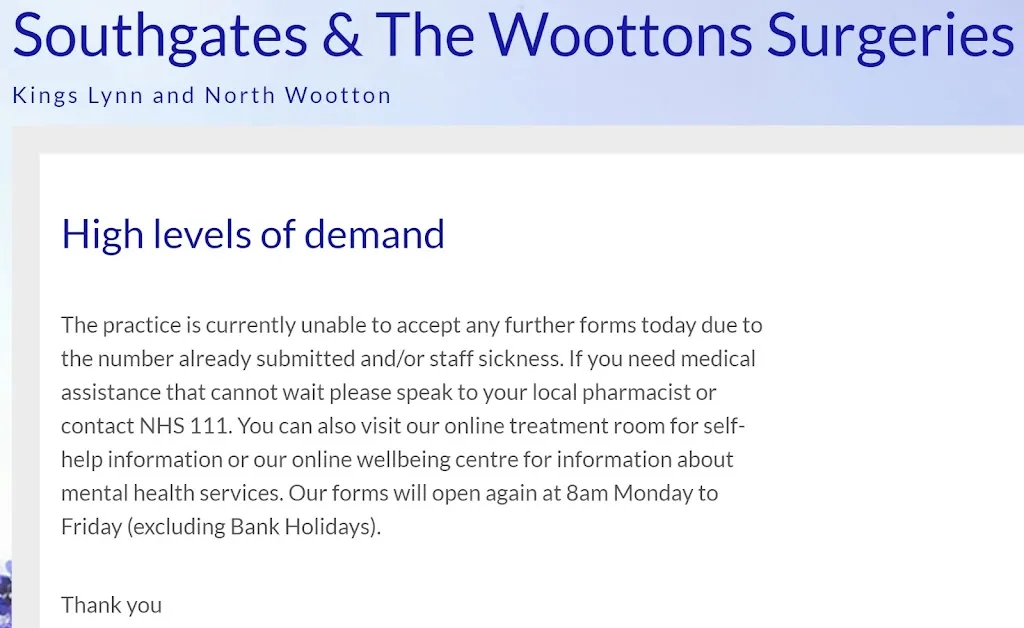 The Woottons Surgery in King's Lynn