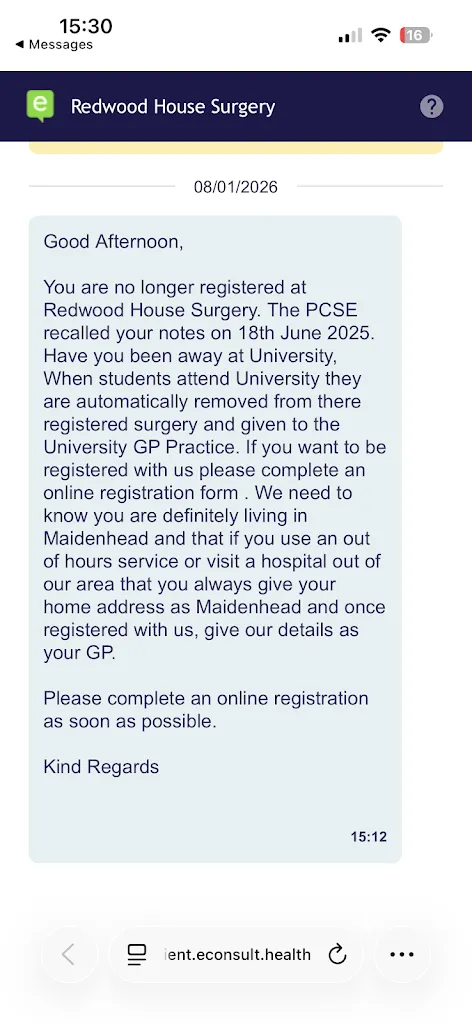 Redwood House Surgery in Maidenhead