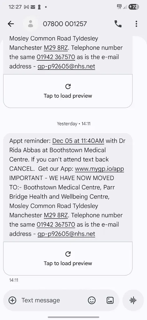 Boothstown Medical Centre in Tyldesley