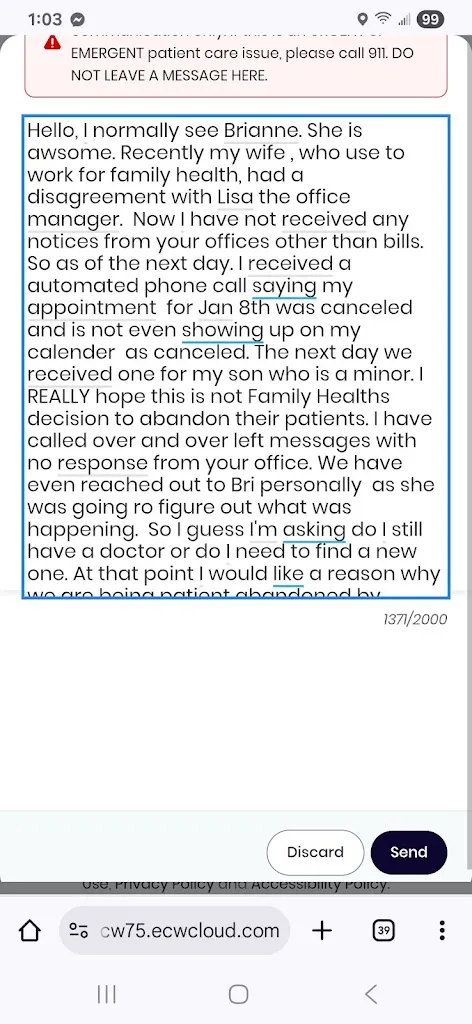 DAVE Elliott_Family Health PC_Riverview, Michigan_reseña